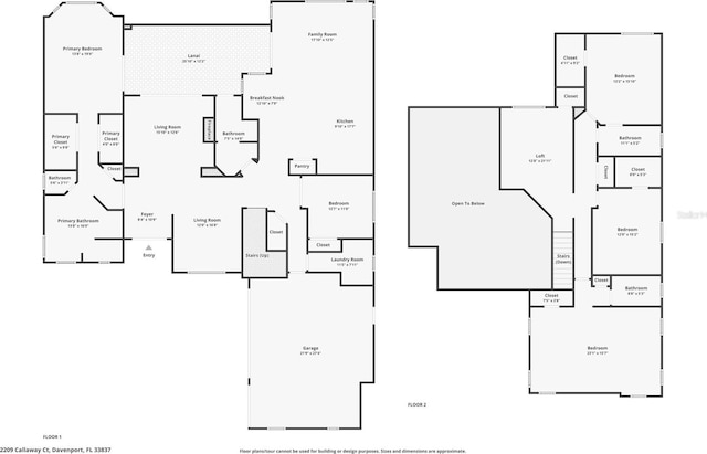 2209 Callaway Ct, Davenport, FL 33837 - view of home floor plan