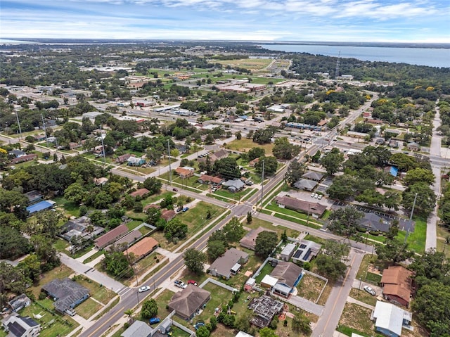 203 E Lakeview Ave, Eustis, FL 32726 - aerial view of property's location featuring a nearby body of water