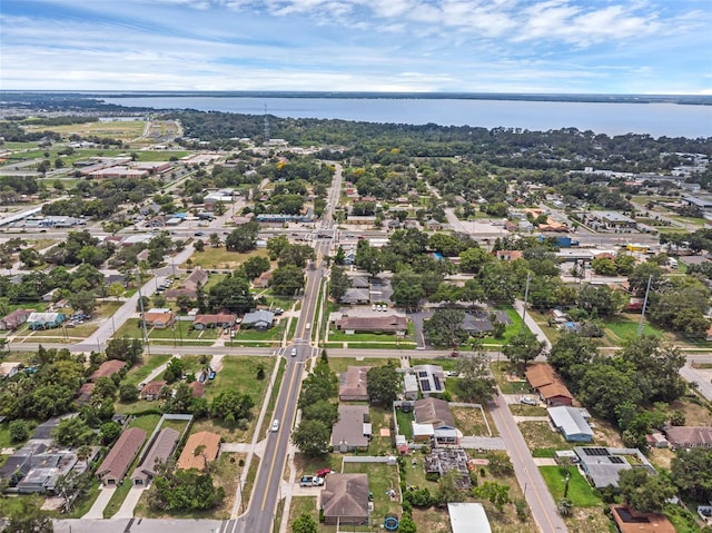 203 E Lakeview Ave, Eustis, FL 32726 - aerial view of property's location featuring a large body of water