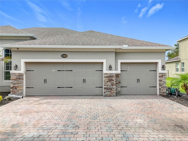 31980 Geoff Way, Sorrento, FL 32776 - garage featuring decorative driveway