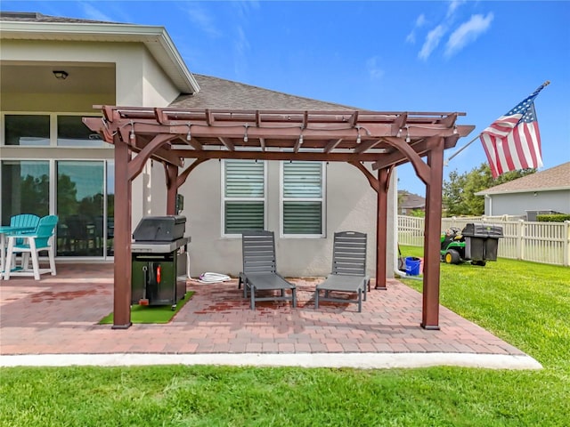 31980 Geoff Way, Sorrento, FL 32776 - view of patio / terrace featuring grilling area and a pergola