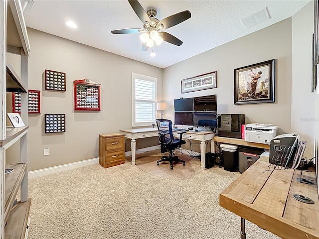 31980 Geoff Way, Sorrento, FL 32776 - office space with a ceiling fan and carpet