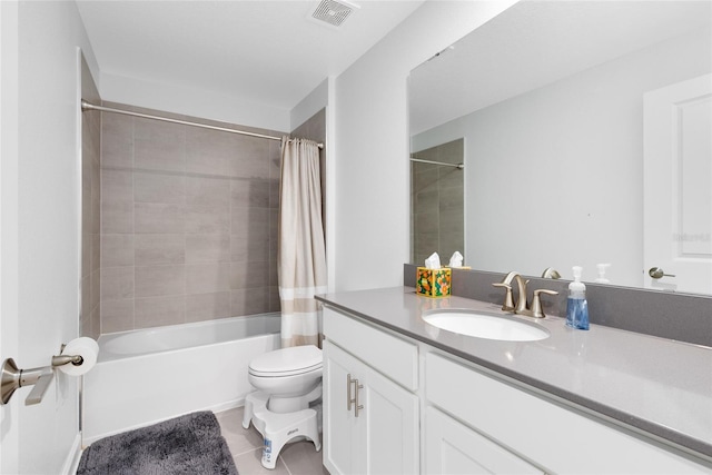 3099 Ella Way, Saint Cloud, FL 34771 - bathroom with tile patterned flooring, vanity, and shower / tub combo