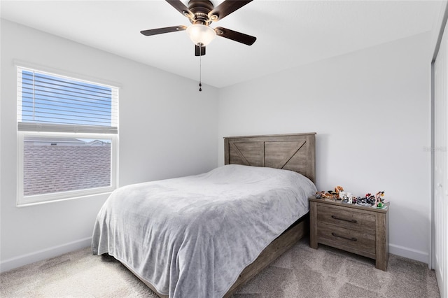 3099 Ella Way, Saint Cloud, FL 34771 - bedroom featuring carpet floors and a ceiling fan