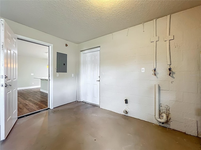 117 Burns Ave, Longwood, FL 32750 - interior space with electric panel and a textured ceiling