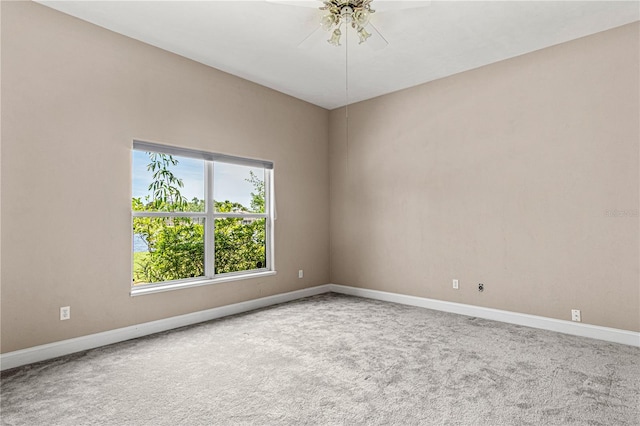 800 Sterling Chase Dr, Port Orange, FL 32128 - spare room featuring carpet and ceiling fan