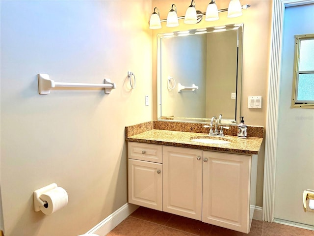 800 Sterling Chase Dr, Port Orange, FL 32128 - bathroom with vanity and tile patterned flooring