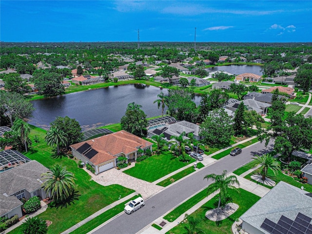 800 Sterling Chase Dr, Port Orange, FL 32128 - aerial view of residential area featuring a large body of water