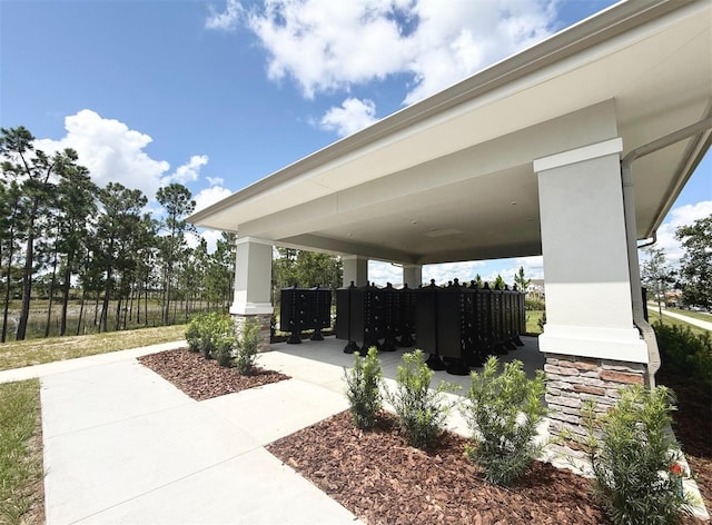 15133 Summer Harvest St, Winter Garden, FL 34787 - view of patio / terrace featuring mail area