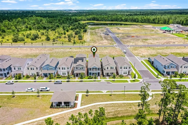 15133 Summer Harvest St, Winter Garden, FL 34787 - aerial perspective of suburban area with a forest