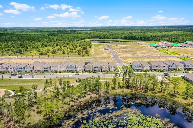 15133 Summer Harvest St, Winter Garden, FL 34787 - aerial perspective of suburban area featuring a forest and a nearby body of water