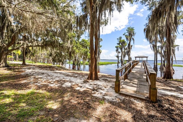 13848 Vista Del Lago Blvd, Clermont, FL 34711 - view of community featuring a water view