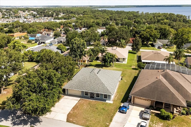13848 Vista Del Lago Blvd, Clermont, FL 34711 - aerial perspective of suburban area with a nearby body of water