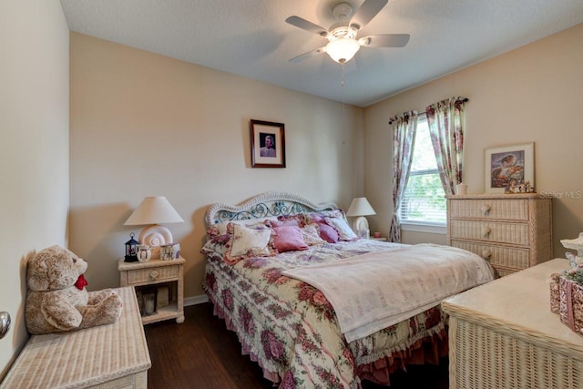 30210 Donnington Loop, Mount Dora, FL 32757 - bedroom with dark wood-type flooring and ceiling fan