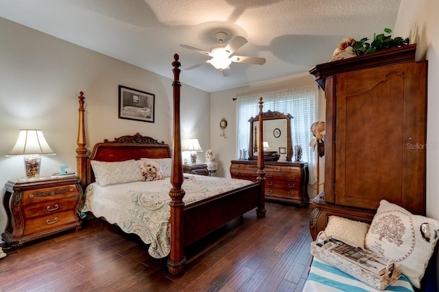 30210 Donnington Loop, Mount Dora, FL 32757 - bedroom with dark wood finished floors and ceiling fan