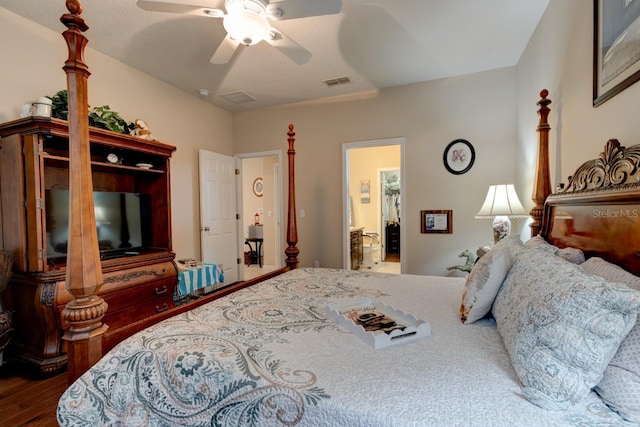30210 Donnington Loop, Mount Dora, FL 32757 - bedroom featuring wood finished floors and a ceiling fan