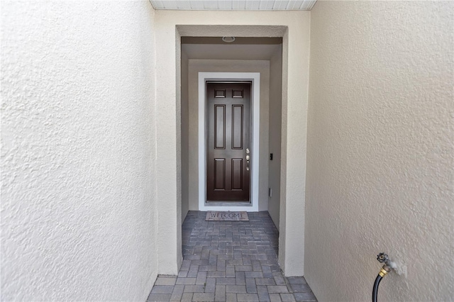 4733 Cliveden Loop, Sanford, FL 32773 - view of exterior entry with stucco siding