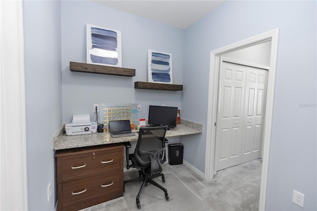 4733 Cliveden Loop, Sanford, FL 32773 - office area with built in study area and light carpet