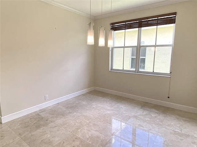 4375 Foxtail Ln, Weston, FL 33331 - spare room with baseboards and ornamental molding