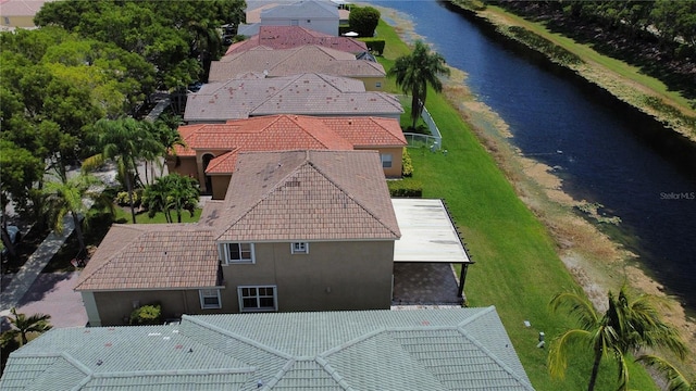 4375 Foxtail Ln, Weston, FL 33331 - view from above of property with a large body of water
