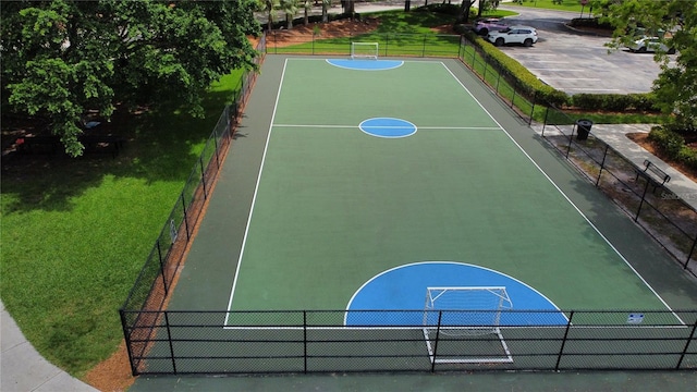 4375 Foxtail Ln, Weston, FL 33331 - view of basketball court with an area for soccer