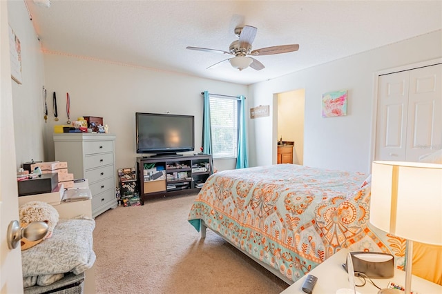 1639 Balsam Willow Trl, Orlando, FL 32825 - bedroom featuring carpet floors and ceiling fan