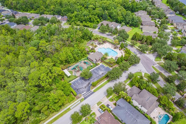 1639 Balsam Willow Trl, Orlando, FL 32825 - aerial view of residential area with a pool