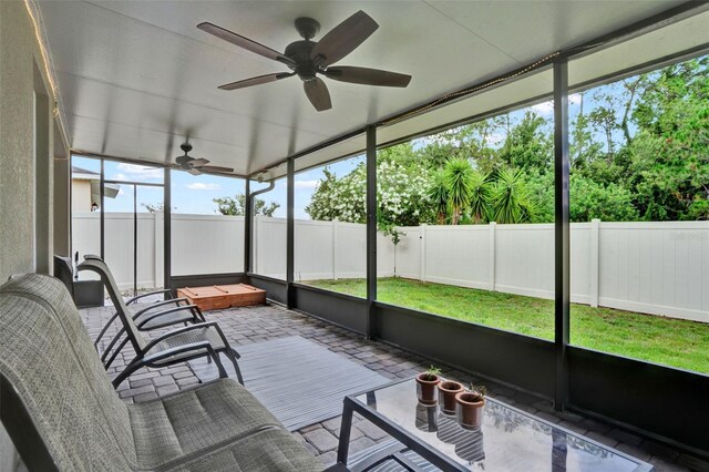 2216 Sequoia Way, Davenport, FL 33896 - sunroom / solarium with ceiling fan