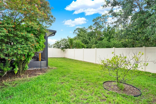 2216 Sequoia Way, Davenport, FL 33896 - fenced backyard with a sunroom
