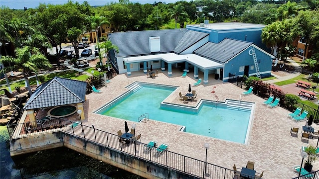 4606 Commander Dr Unit 1126, Orlando, FL 32822 - community pool with a patio area