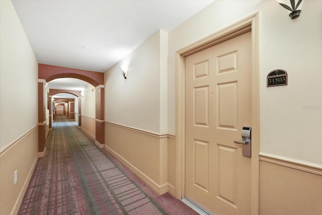8101 Resort Village Dr Unit 31503, Orlando, FL 32821 - hall featuring arched walkways