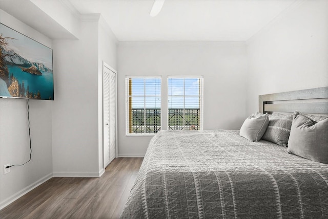 8101 Resort Village Dr Unit 31503, Orlando, FL 32821 - bedroom featuring wood finished floors and baseboards
