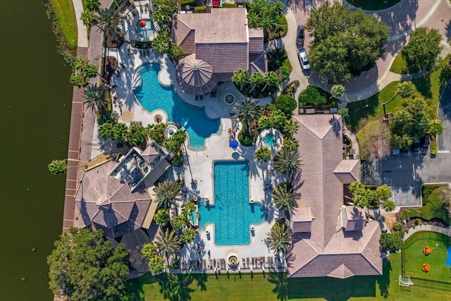 3533 Somerset Cir, Kissimmee, FL 34746 - drone / aerial view of a pool