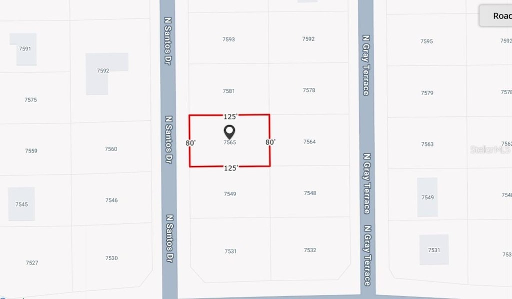 7565 N Santos Dr, Citrus Springs, FL 34434