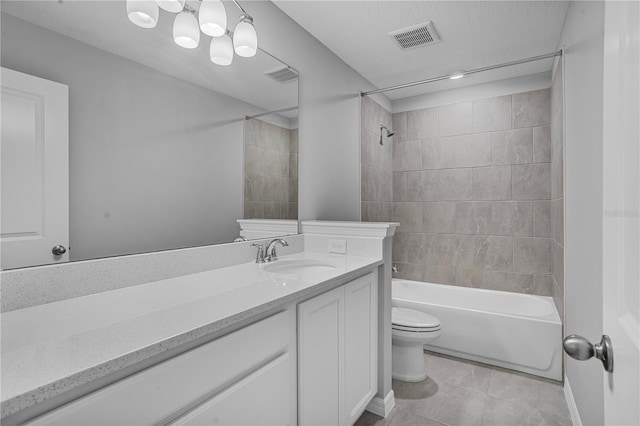 840 Livestock Loop, Saint Cloud, FL 34771 - full bath featuring vanity, shower / washtub combination, and tile patterned floors