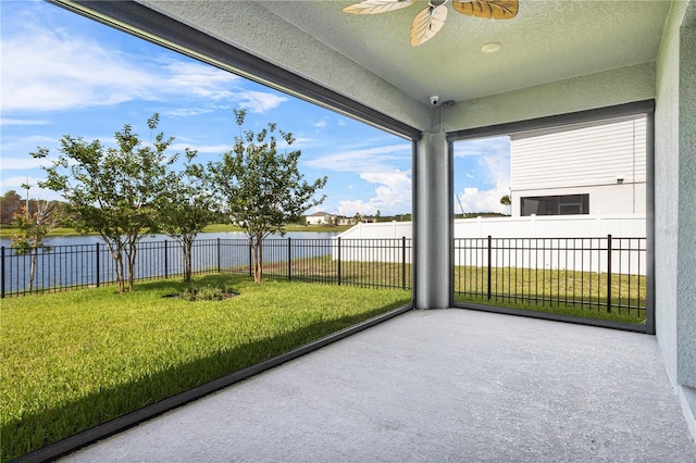 840 Livestock Loop, Saint Cloud, FL 34771 - unfurnished sunroom with a water view