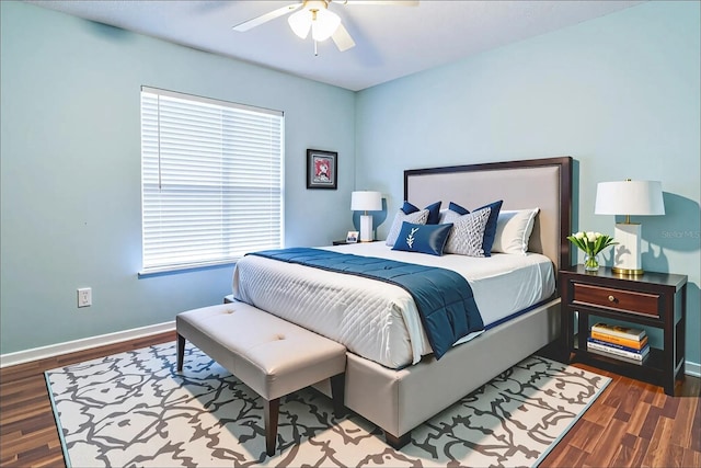 1073 Sadie Ln, Winter Garden, FL 34787 - bedroom featuring wood finished floors and ceiling fan