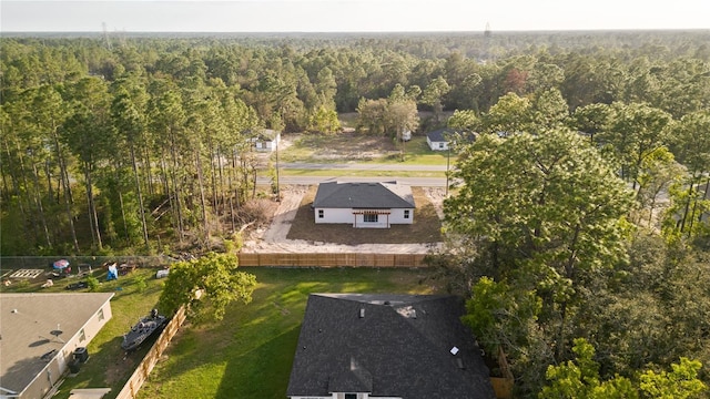 709 Marion Oaks Mnr, Ocala, FL 34473 - aerial view of property and surrounding area with a heavily wooded area