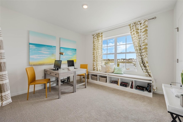 3413 Wynwood Forest Dr, Ocoee, FL 34761 - carpeted home office featuring baseboards