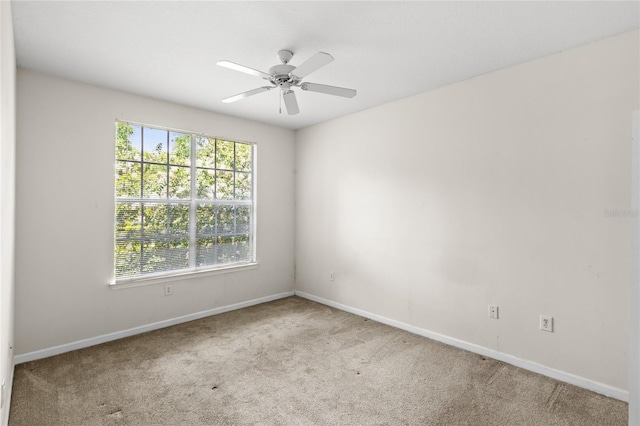 12843 Madison Pointe Unit 208, Orlando, FL 32821 - unfurnished room featuring plenty of natural light, carpet floors, and a ceiling fan