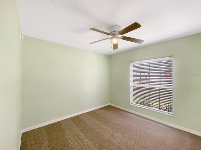 1877 Courtland Blvd, Deltona, FL 32738 - carpeted spare room with baseboards and ceiling fan