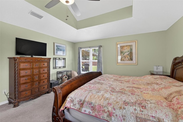 5704 Bay Side Dr, Orlando, FL 32819 - carpeted bedroom with ceiling fan