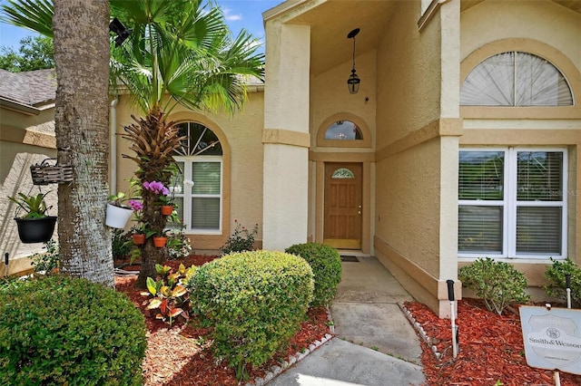 5704 Bay Side Dr, Orlando, FL 32819 - view of exterior entry featuring stucco siding
