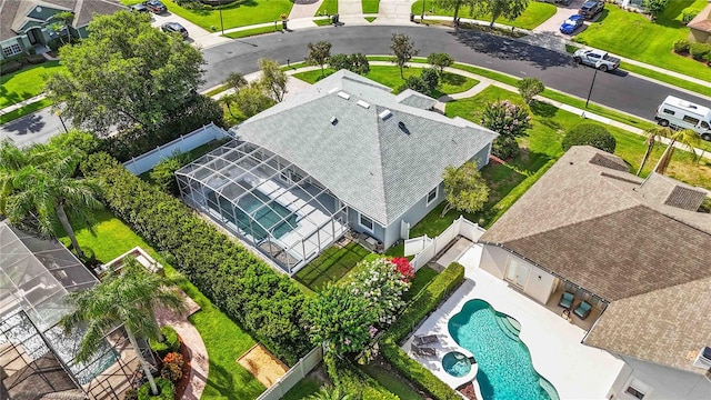 2865 Ashton Ter, Oviedo, FL 32765 - aerial view of a pool