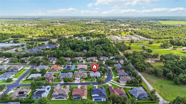 2865 Ashton Ter, Oviedo, FL 32765 - aerial perspective of suburban area with a forest