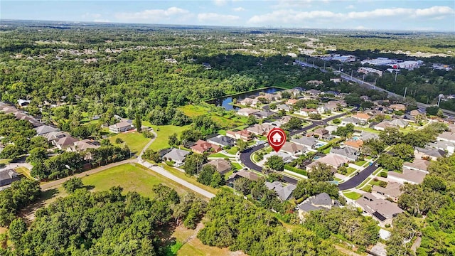 2865 Ashton Ter, Oviedo, FL 32765 - aerial view of property and surrounding area with nearby suburban area and a forest
