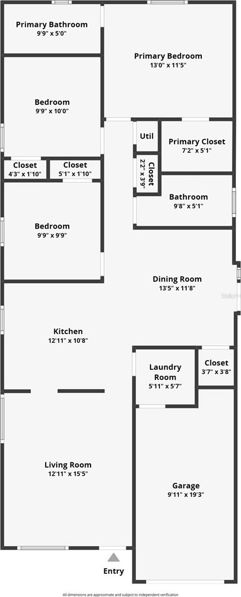 9558 Lupine Ave, Orlando, FL 32824 - view of floor plan / room layout