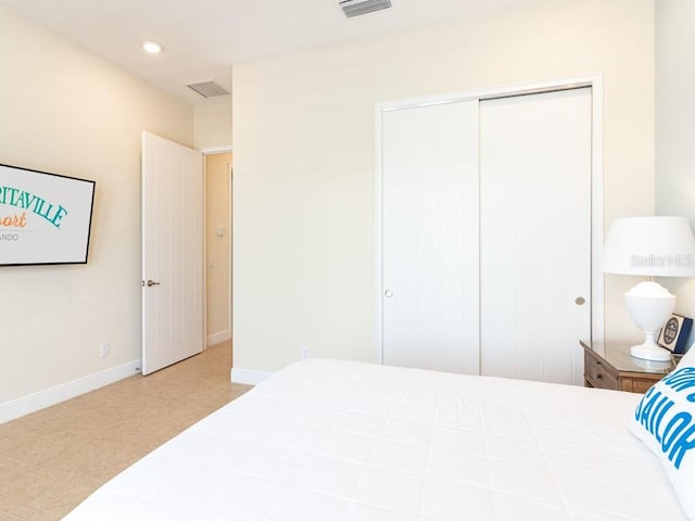 3004 Latitude Ln, Kissimmee, FL 34747 - bedroom with a closet, recessed lighting, and tile patterned floors