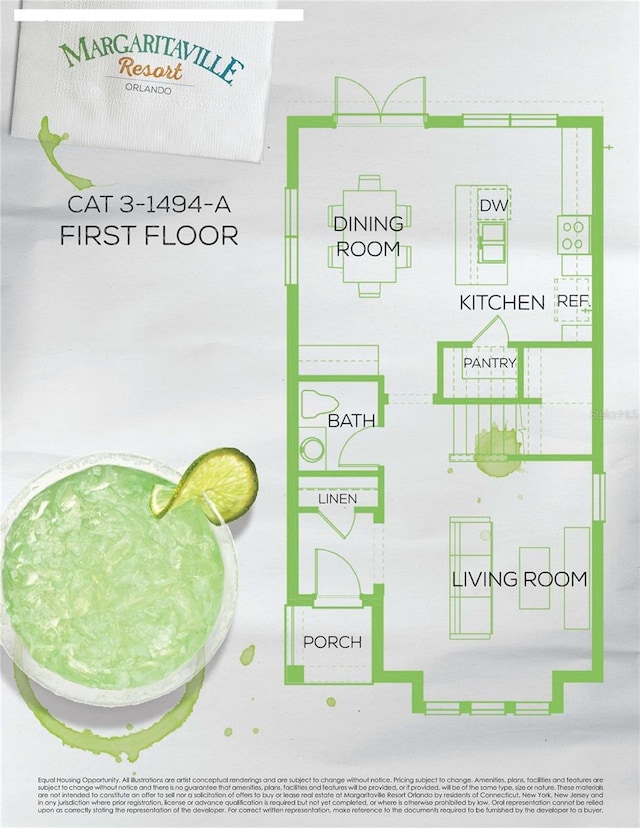 3004 Latitude Ln, Kissimmee, FL 34747 - view of floor plan / room layout