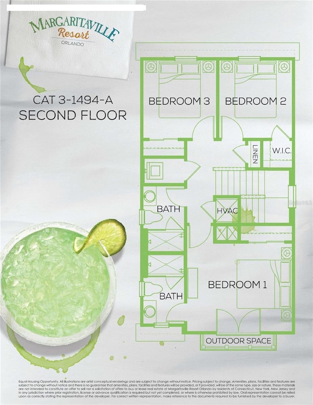 3004 Latitude Ln, Kissimmee, FL 34747 - view of room layout